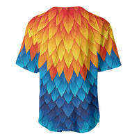 Polynesia Colorful Rooster Costume Baseball Jersey