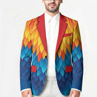 Polynesia Colorful Rooster Costume Blazer