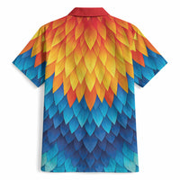 Polynesia Colorful Rooster Costume Hawaiian Shirt