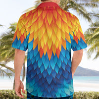 Polynesia Colorful Rooster Costume Hawaiian Shirt