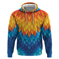 Polynesia Colorful Rooster Costume Hoodie LT05 Pullover Hoodie Multicolor - Polynesian Pride