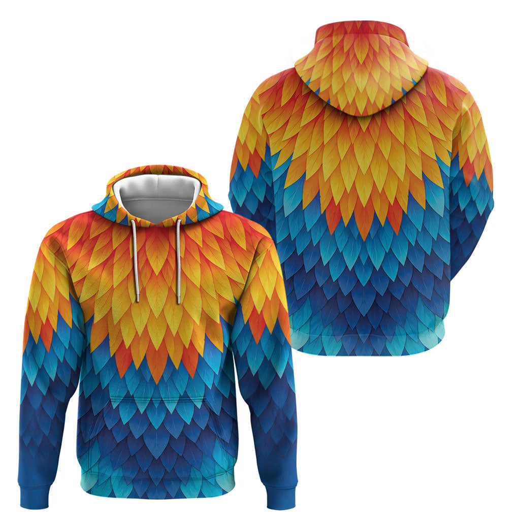 Polynesia Colorful Rooster Costume Hoodie LT05 - Polynesian Pride