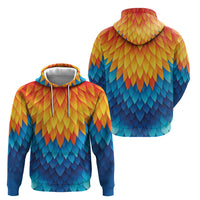 Polynesia Colorful Rooster Costume Hoodie LT05 - Polynesian Pride