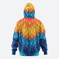 Polynesia Colorful Rooster Costume Hoodie LT05 - Polynesian Pride