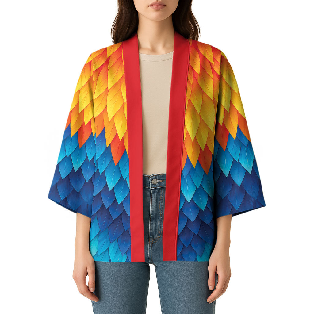 Polynesia Colorful Rooster Costume Kimono