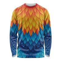 Polynesia Colorful Rooster Costume Long Sleeve Shirt