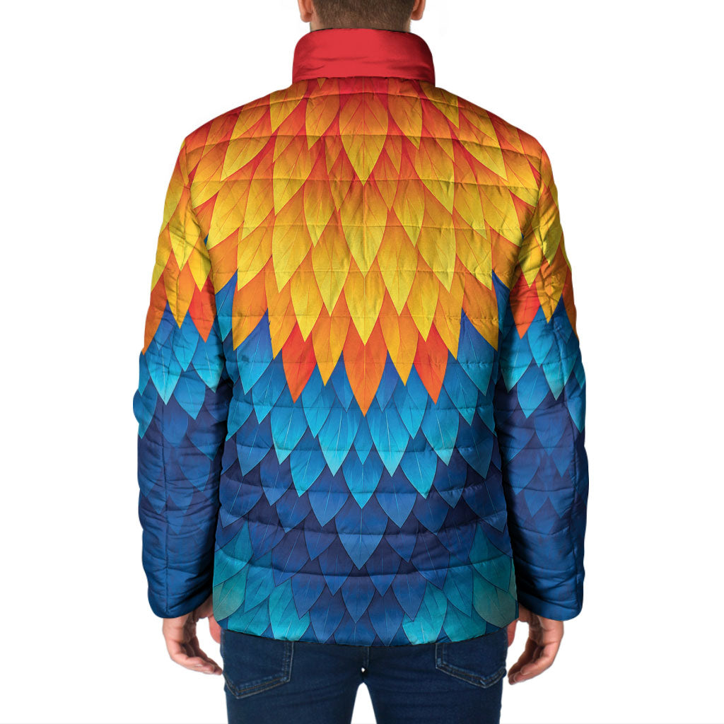 Polynesia Colorful Rooster Costume Padded Jacket