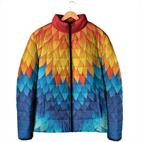 Polynesia Colorful Rooster Costume Padded Jacket