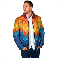 Polynesia Colorful Rooster Costume Padded Jacket