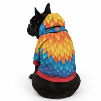 Polynesia Colorful Rooster Costume Pet Hoodie
