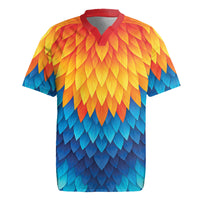Polynesia Colorful Rooster Costume Rugby Jersey