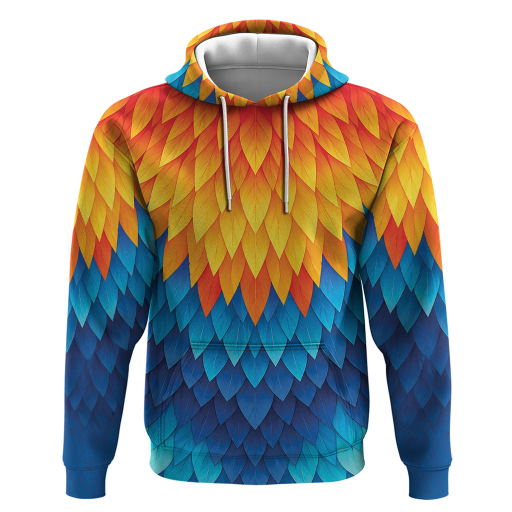 Polynesia Colorful Rooster Costume Zip Hoodie LT05 Pullover Hoodie Multicolor - Polynesian Pride