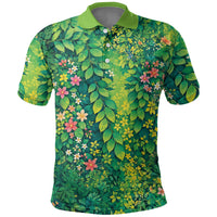 Polynesian Enchanted Mother Nature Costume Polo Shirt LT05 Green - Polynesian Pride