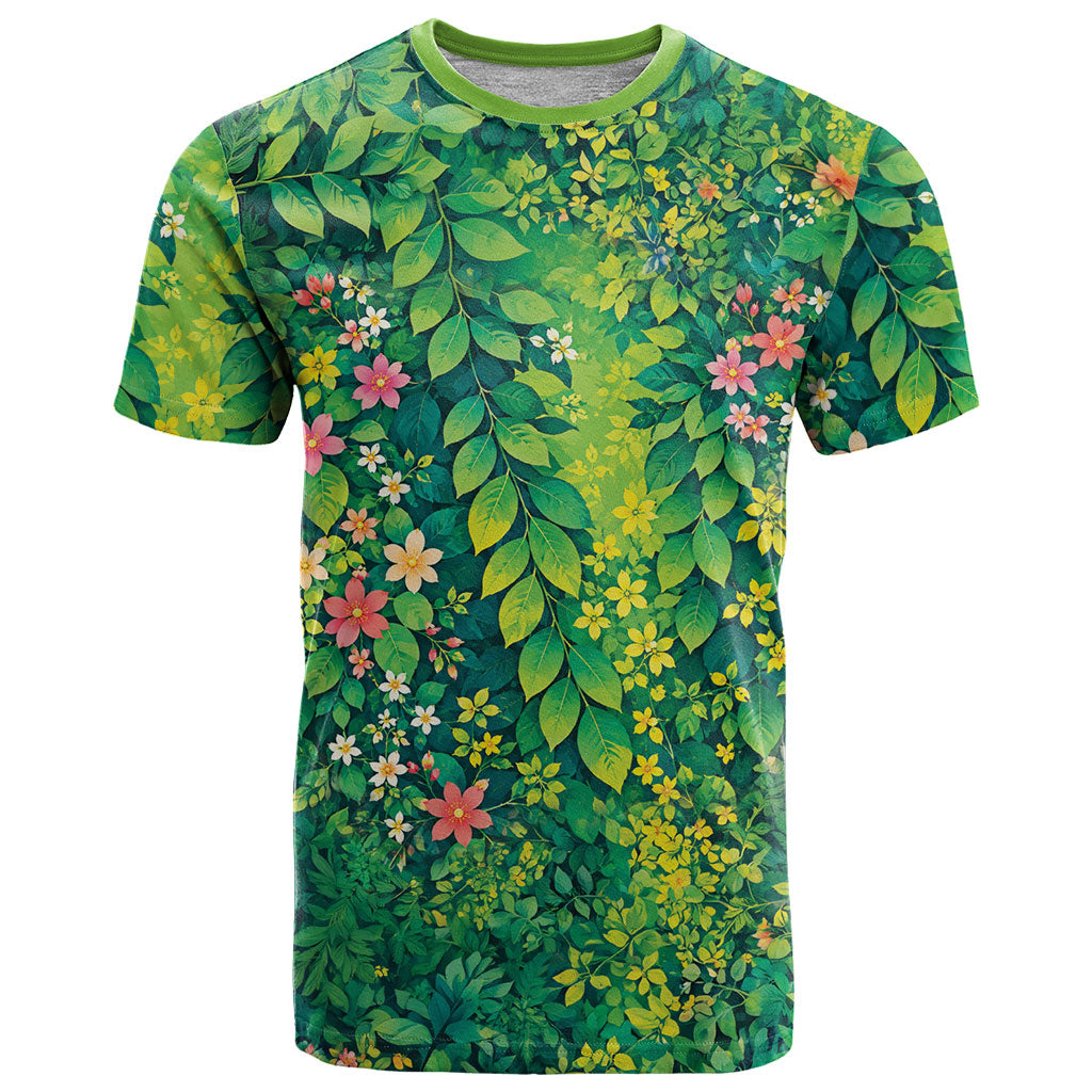 Polynesian Enchanted Mother Nature Costume T Shirt LT05 Green - Polynesian Pride