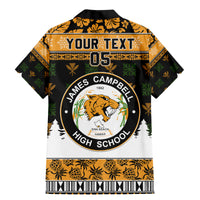 Custom Hawaii James Campbell High School Christmas Family Matching Mermaid Dress and Hawaiian Shirt Tropical Santa Claus LT05 - Polynesian Pride