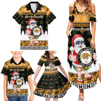 Custom Hawaii James Campbell High School Christmas Family Matching Summer Maxi Dress and Hawaiian Shirt Tropical Santa Claus LT05 - Polynesian Pride