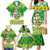 Custom Hawaii Kaimuki High School Christmas Family Matching Mermaid Dress and Hawaiian Shirt Tropical Santa Claus LT05 - Polynesian Pride