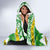 Custom Hawaii Kaimuki High School Christmas Hooded Blanket Tropical Santa Claus LT05 - Polynesian Pride