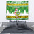 Custom Hawaii Kaimuki High School Christmas Tapestry Tropical Santa Claus LT05 - Polynesian Pride