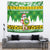 Custom Hawaii Kaimuki High School Christmas Tapestry Tropical Santa Claus LT05 - Polynesian Pride