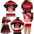 Custom Hawaii Kalani High School Christmas Family Matching Long Sleeve Bodycon Dress and Hawaiian Shirt Tropical Santa Claus LT05 - Polynesian Pride