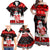 Custom Hawaii Kalani High School Christmas Family Matching Off Shoulder Maxi Dress and Hawaiian Shirt Tropical Santa Claus LT05 - Polynesian Pride