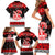 Custom Hawaii Kalani High School Christmas Family Matching Short Sleeve Bodycon Dress and Hawaiian Shirt Tropical Santa Claus LT05 - Polynesian Pride