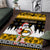 Custom Hawaii Nanakuli High and Intermediate School Christmas Area Rug Tropical Santa Claus LT05 Yellow - Polynesian Pride