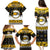 Custom Hawaii Nanakuli High and Intermediate School Christmas Family Matching Puletasi Dress and Hawaiian Shirt Tropical Santa Claus LT05 - Polynesian Pride