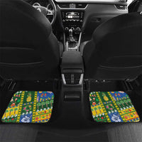 Solomon Islands Christmas Car Mats Festive Beach Vibes - Polynesian Pride