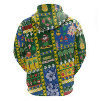 Solomon Islands Christmas Hoodie Festive Beach Vibes LT05 - Polynesian Pride