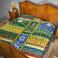 Solomon Islands Christmas Quilt Festive Beach Vibes - Polynesian Pride