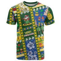 Solomon Islands Christmas T Shirt Festive Beach Vibes - Polynesian Pride