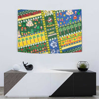 Solomon Islands Christmas Tapestry Festive Beach Vibes - Polynesian Pride