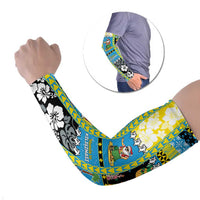 Tuvalu Christmas Arm Sleeves Festive Beach Vibes - Polynesian Pride
