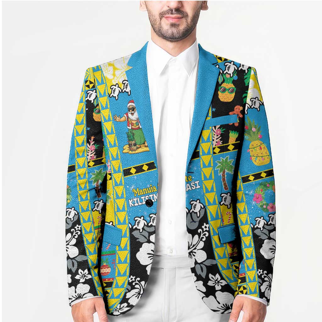 Tuvalu Christmas Blazer Festive Beach Vibes - Polynesian Pride