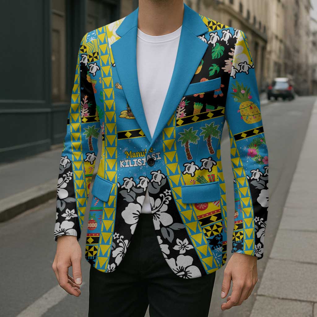 Tuvalu Christmas Blazer Festive Beach Vibes - Polynesian Pride