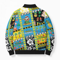 Tuvalu Christmas Bomber Puffer Jacket Festive Beach Vibes - Polynesian Pride