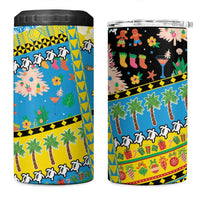 Tuvalu Christmas 4 in 1 Can Cooler Tumbler Festive Beach Vibes - Polynesian Pride
