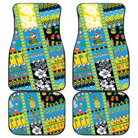 Tuvalu Christmas Car Mats Festive Beach Vibes - Polynesian Pride