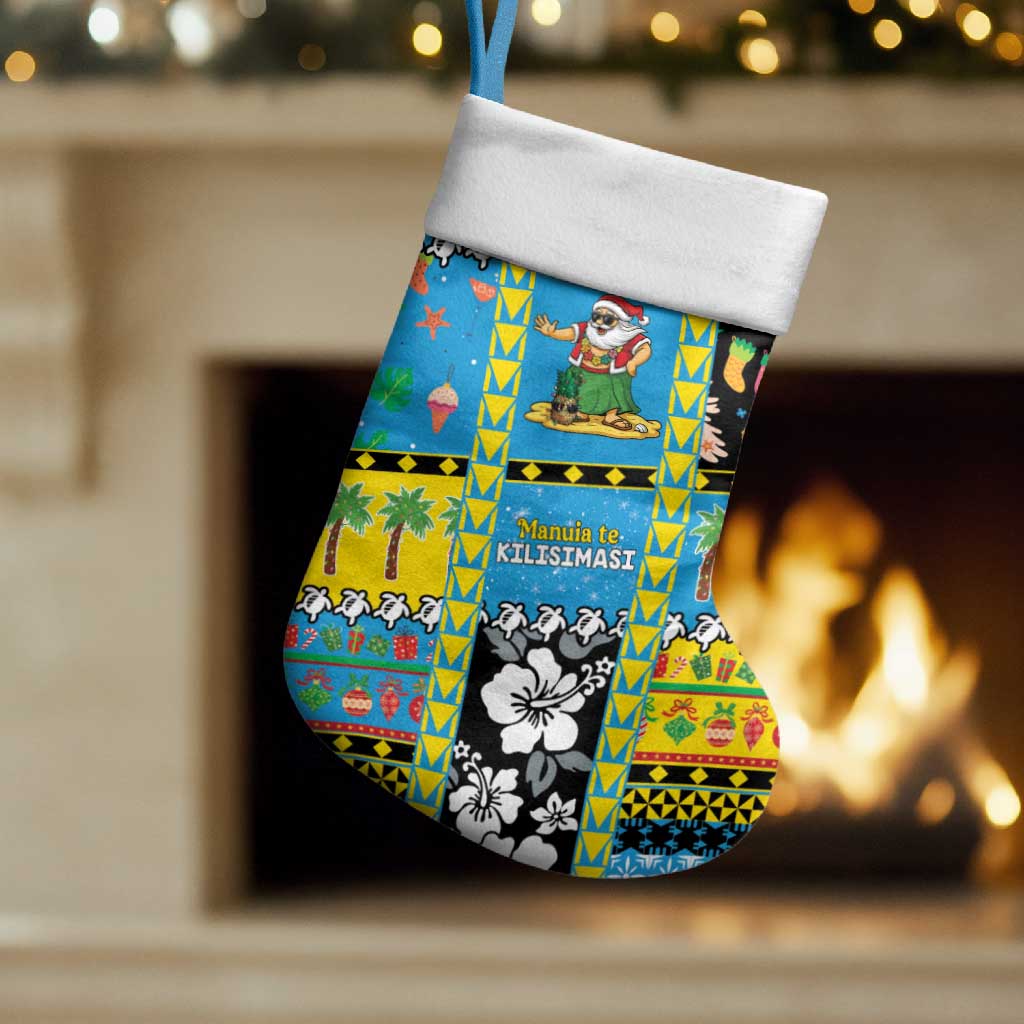 Tuvalu Christmas Stocking Festive Beach Vibes - Polynesian Pride