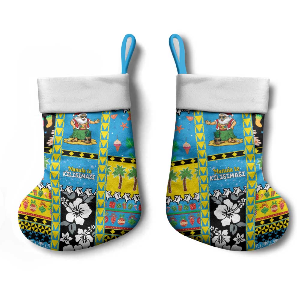 Tuvalu Christmas Stocking Festive Beach Vibes - Polynesian Pride