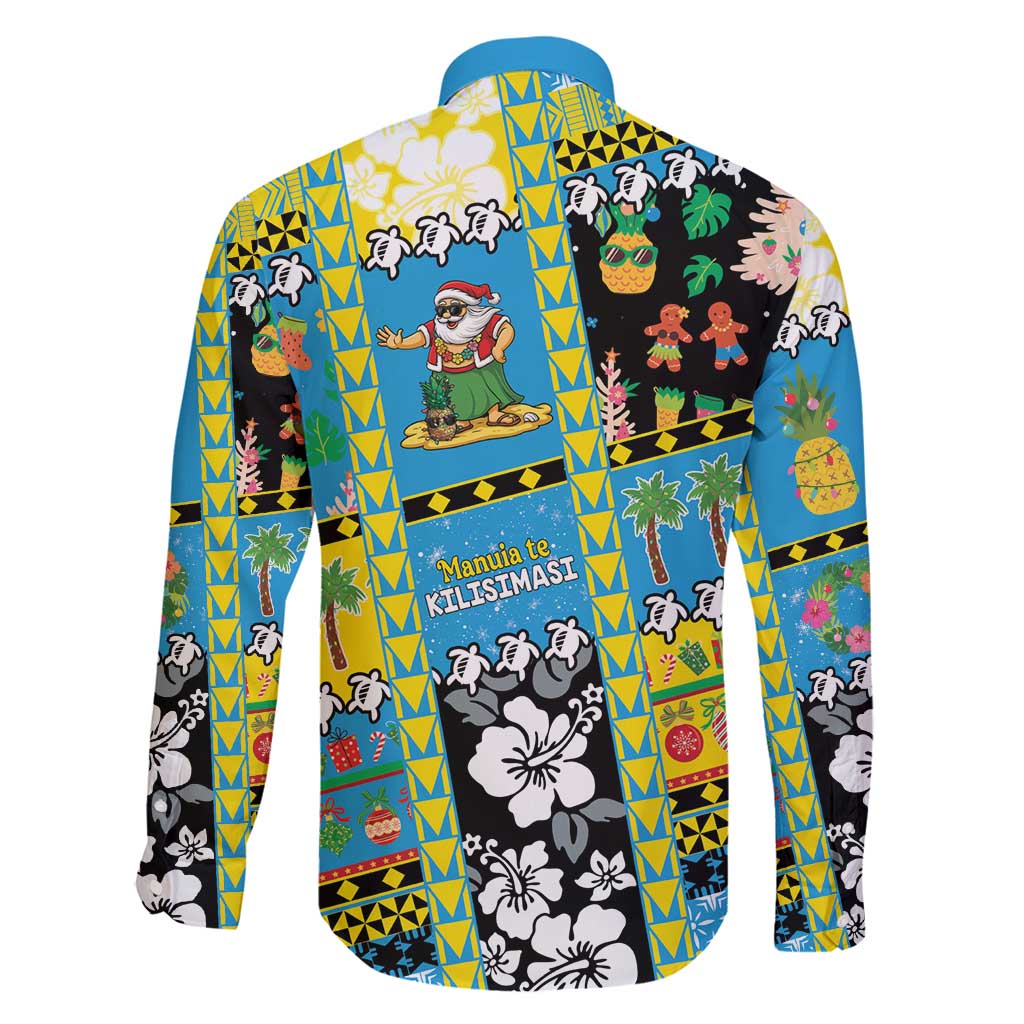 Tuvalu Christmas Family Matching Mermaid Dress and Hawaiian Shirt Festive Beach Vibes - Polynesian Pride