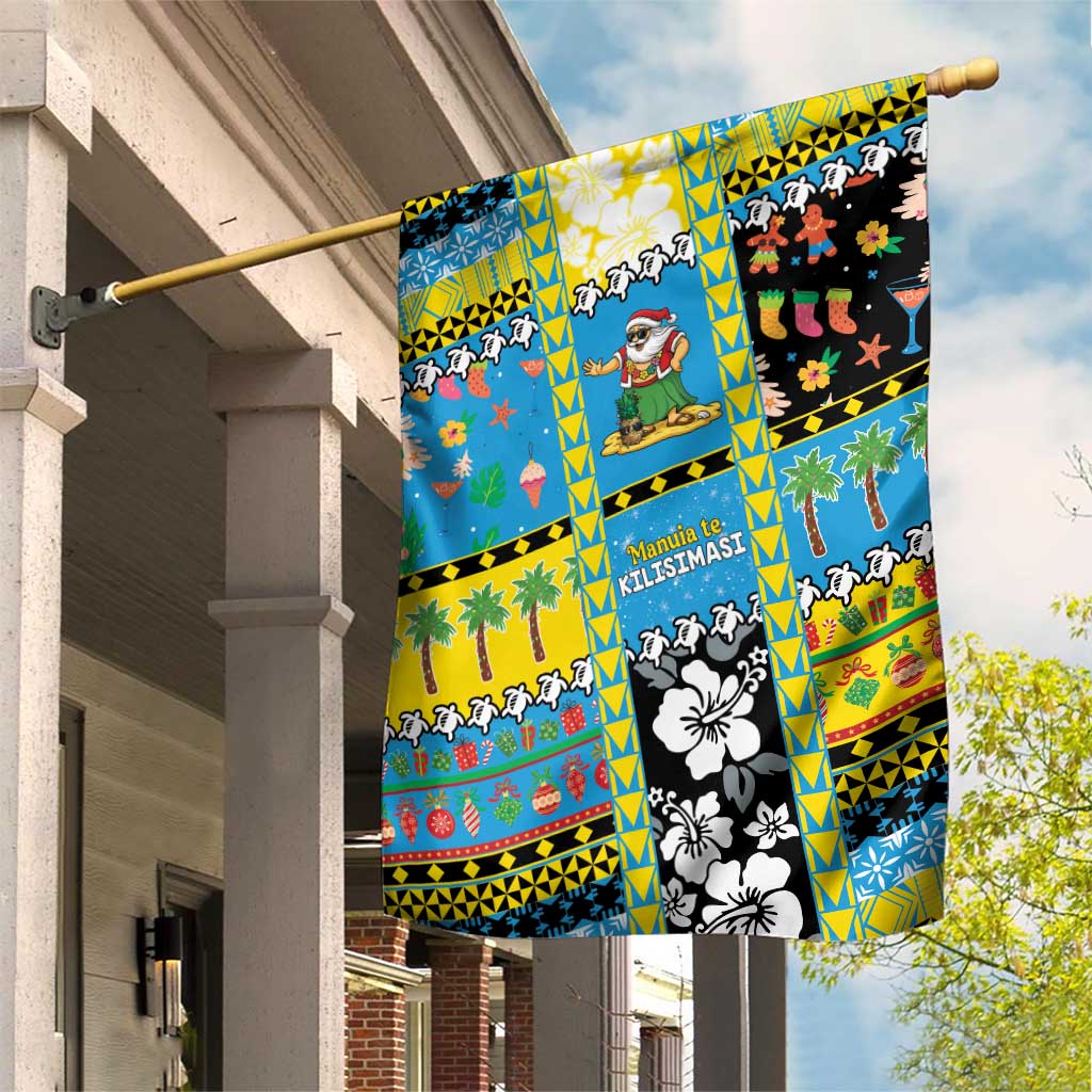 Tuvalu Christmas Garden Flag Festive Beach Vibes - Polynesian Pride