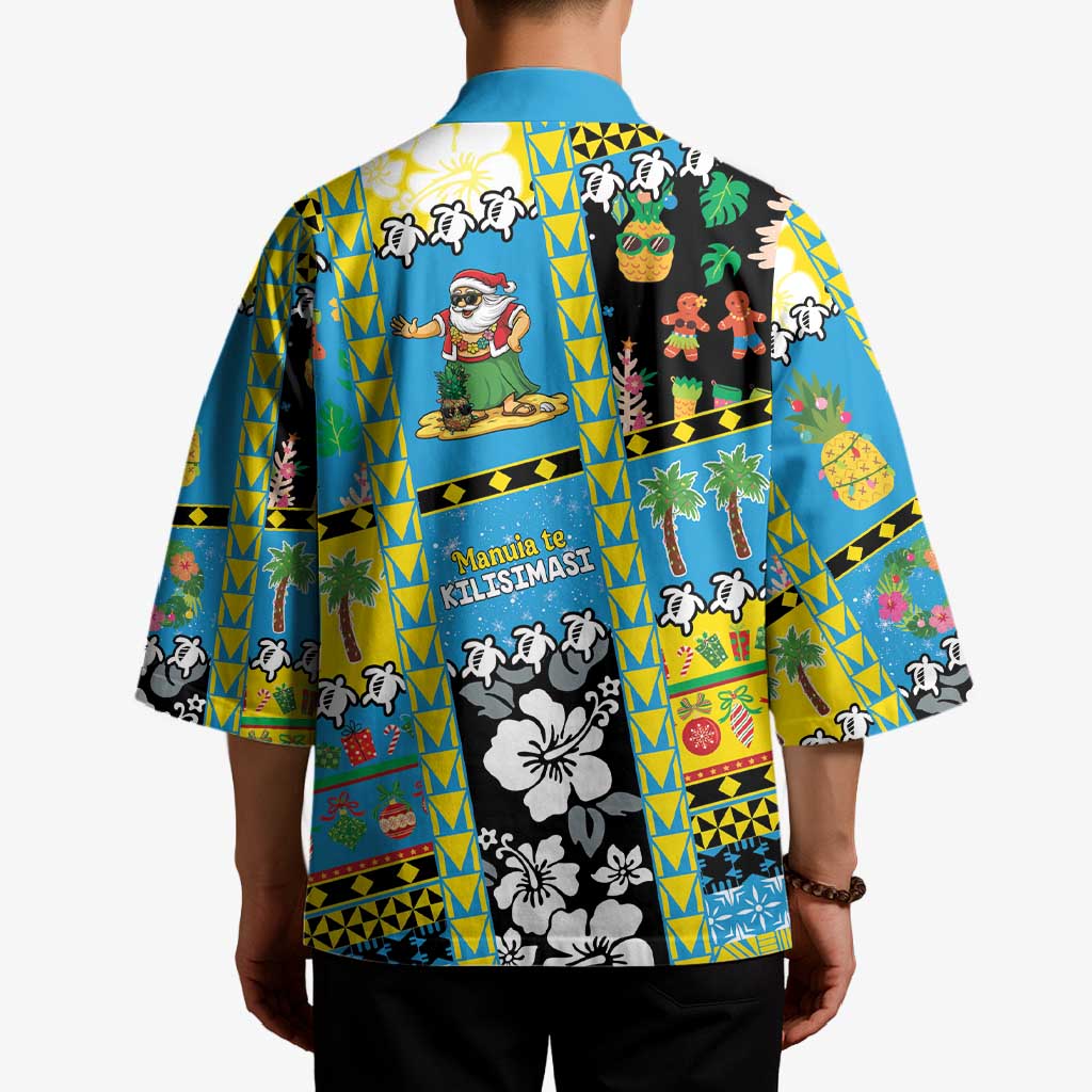 Tuvalu Christmas Kimono Festive Beach Vibes - Polynesian Pride