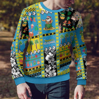 Tuvalu Christmas Ugly Christmas Sweater Festive Beach Vibes - Polynesian Pride