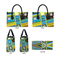 Tuvalu Christmas Leather Bag Festive Beach Vibes - Polynesian Pride