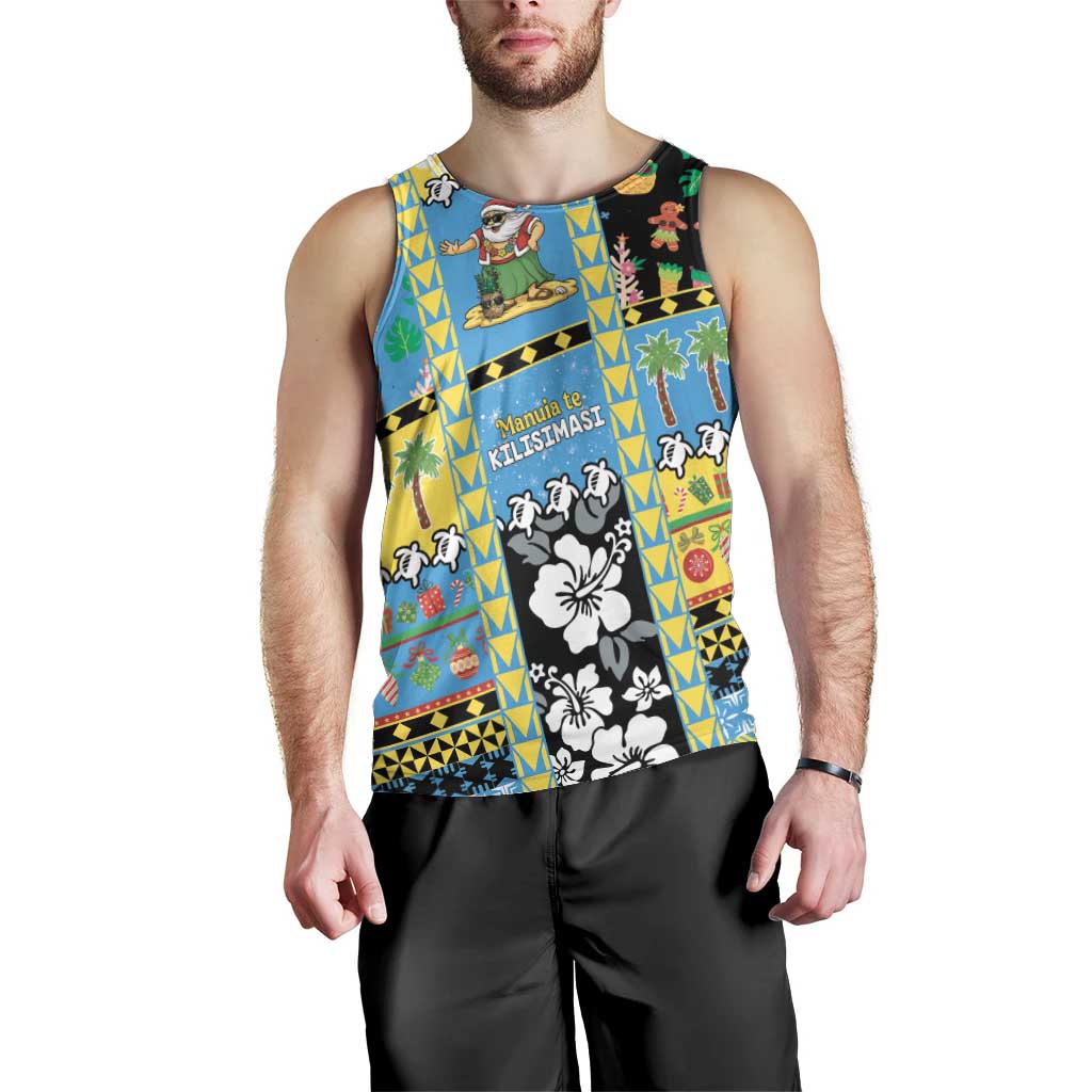 Tuvalu Christmas Men Tank Top Festive Beach Vibes - Polynesian Pride