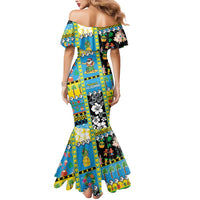 Tuvalu Christmas Mermaid Dress Festive Beach Vibes - Polynesian Pride