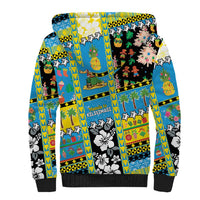 Tuvalu Christmas Sherpa Hoodie Festive Beach Vibes - Polynesian Pride